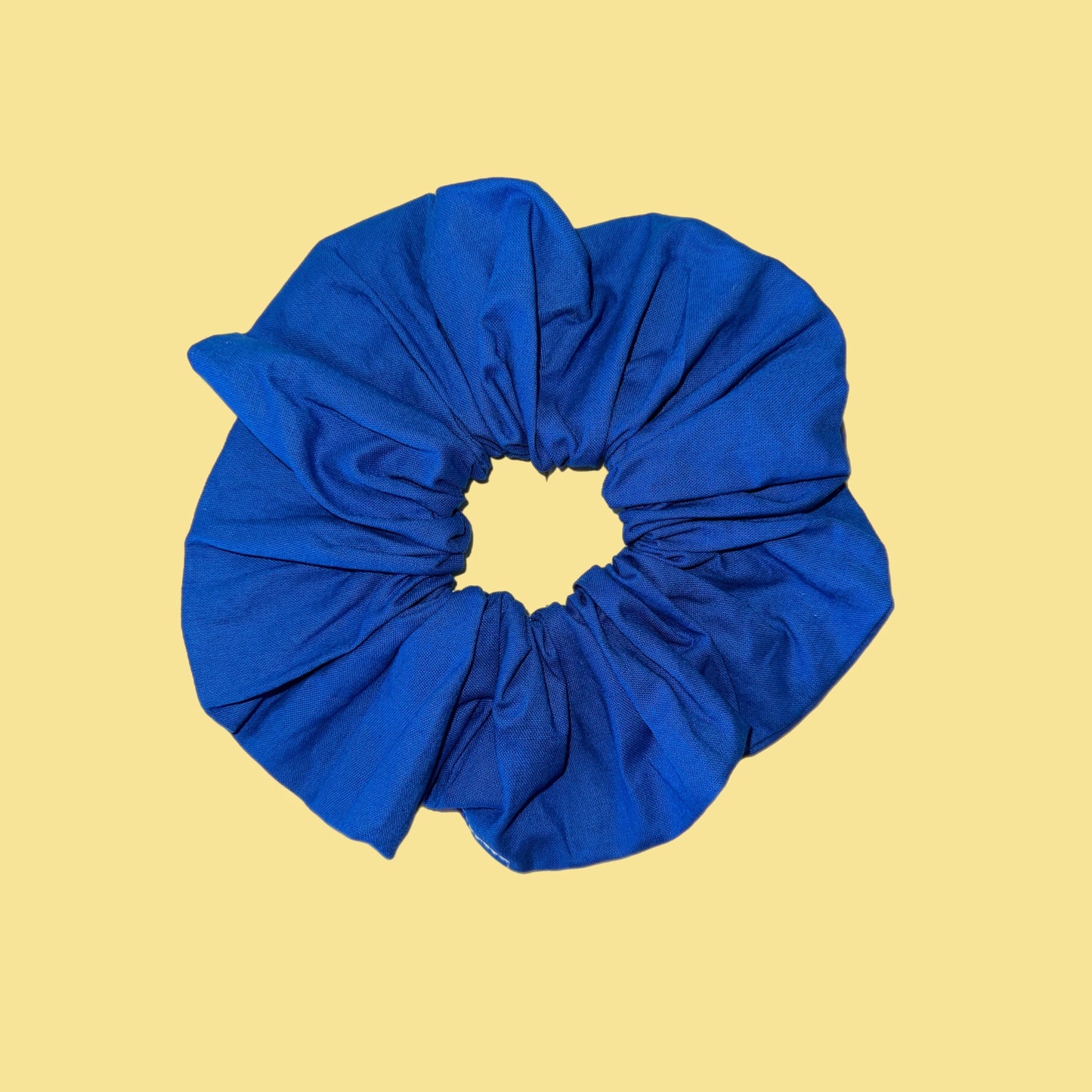 Blue xxl scrunchie