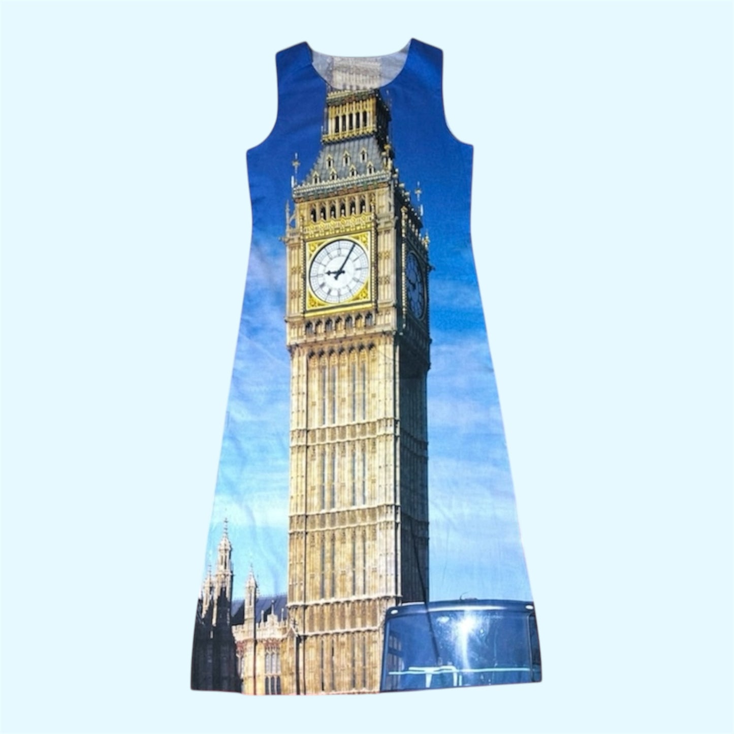 LONDON MAXI SHIFT DRESS (M)