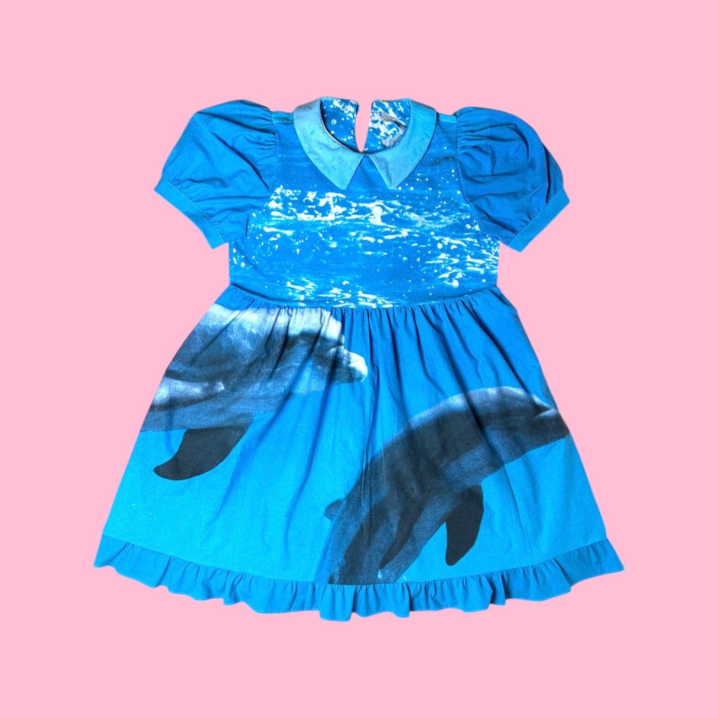 DOLPHIN BABYDOLL DRESS W/ POCKETS (L/XL)