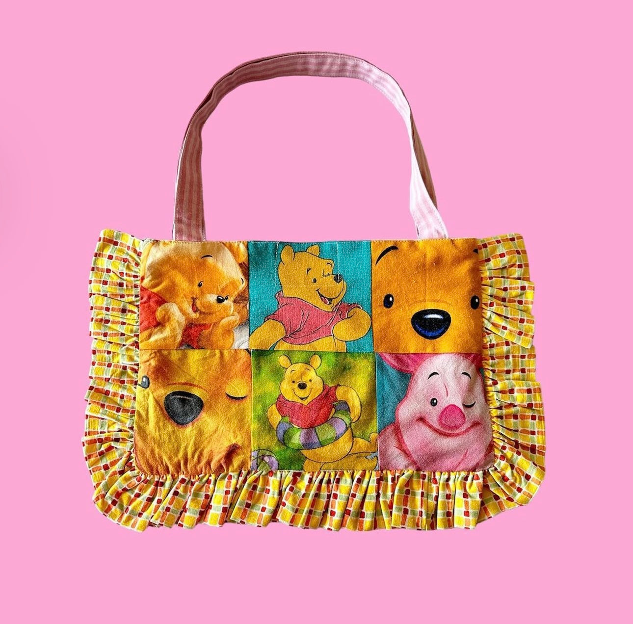 HONEY BEAR PATCHWORK TOTEBAG