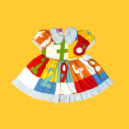 A MATHEMATICS BABYDOLL DRESS W/ POCKETS (L/XL)