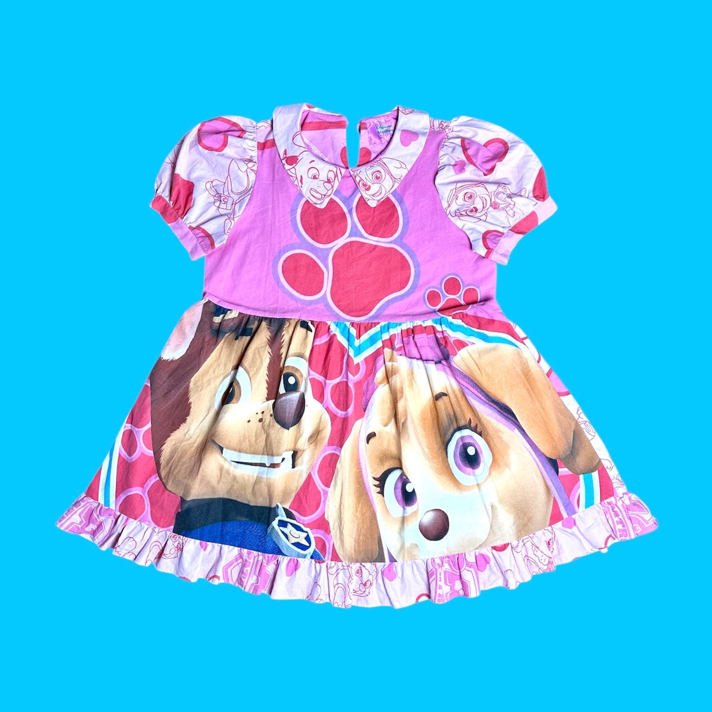 DOG BABYDOLL DRESS W/ POCKETS (L/XL)