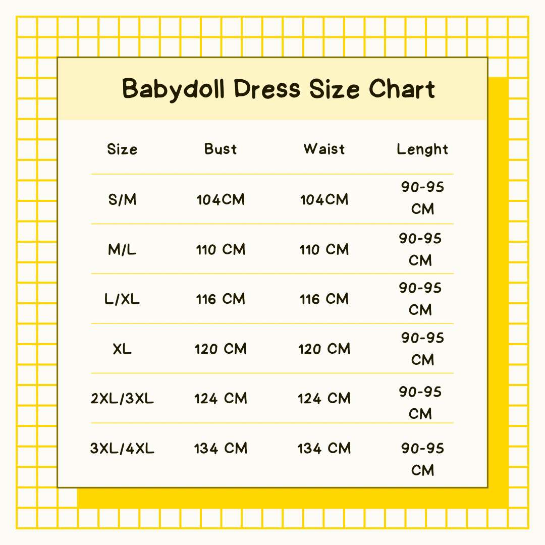 A BUZZ BABYDOLL DRESS (M/L)