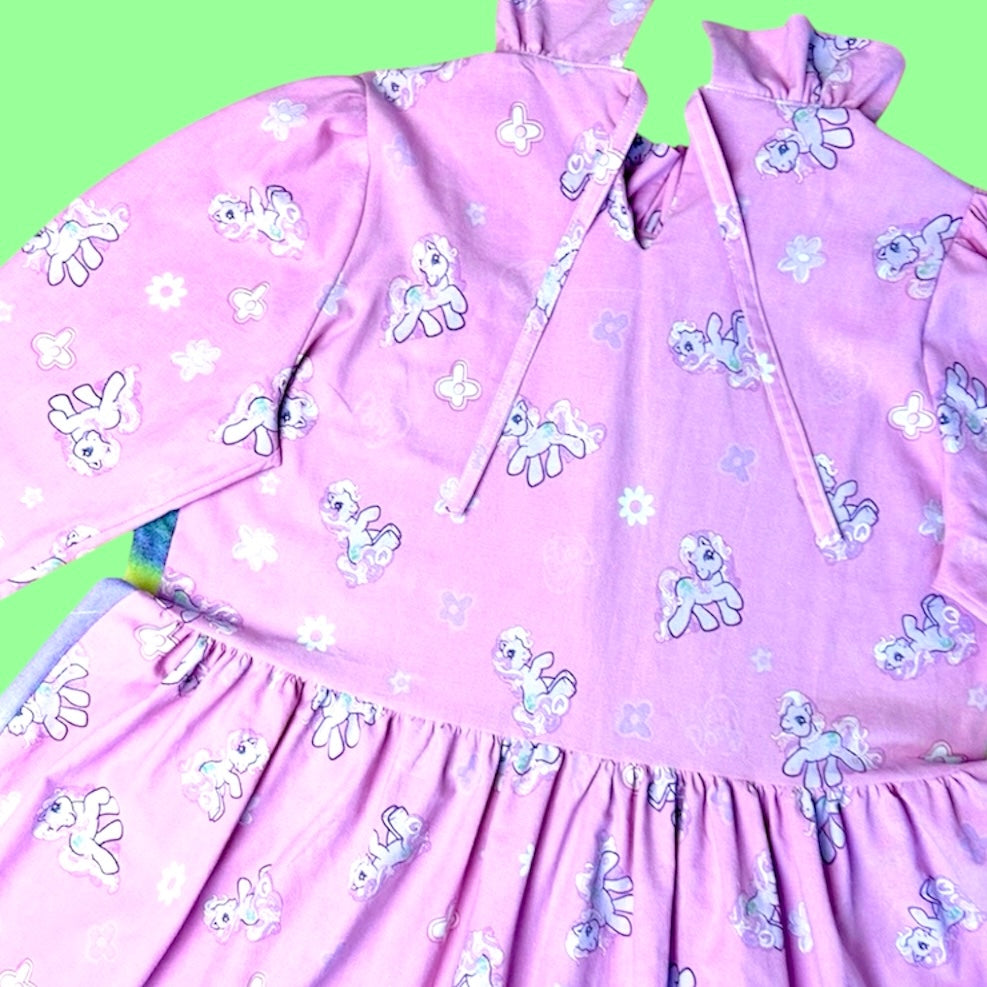 PONY BABYDOLL DRESS (M/L)