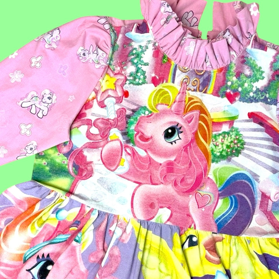 PONY BABYDOLL DRESS (M/L)