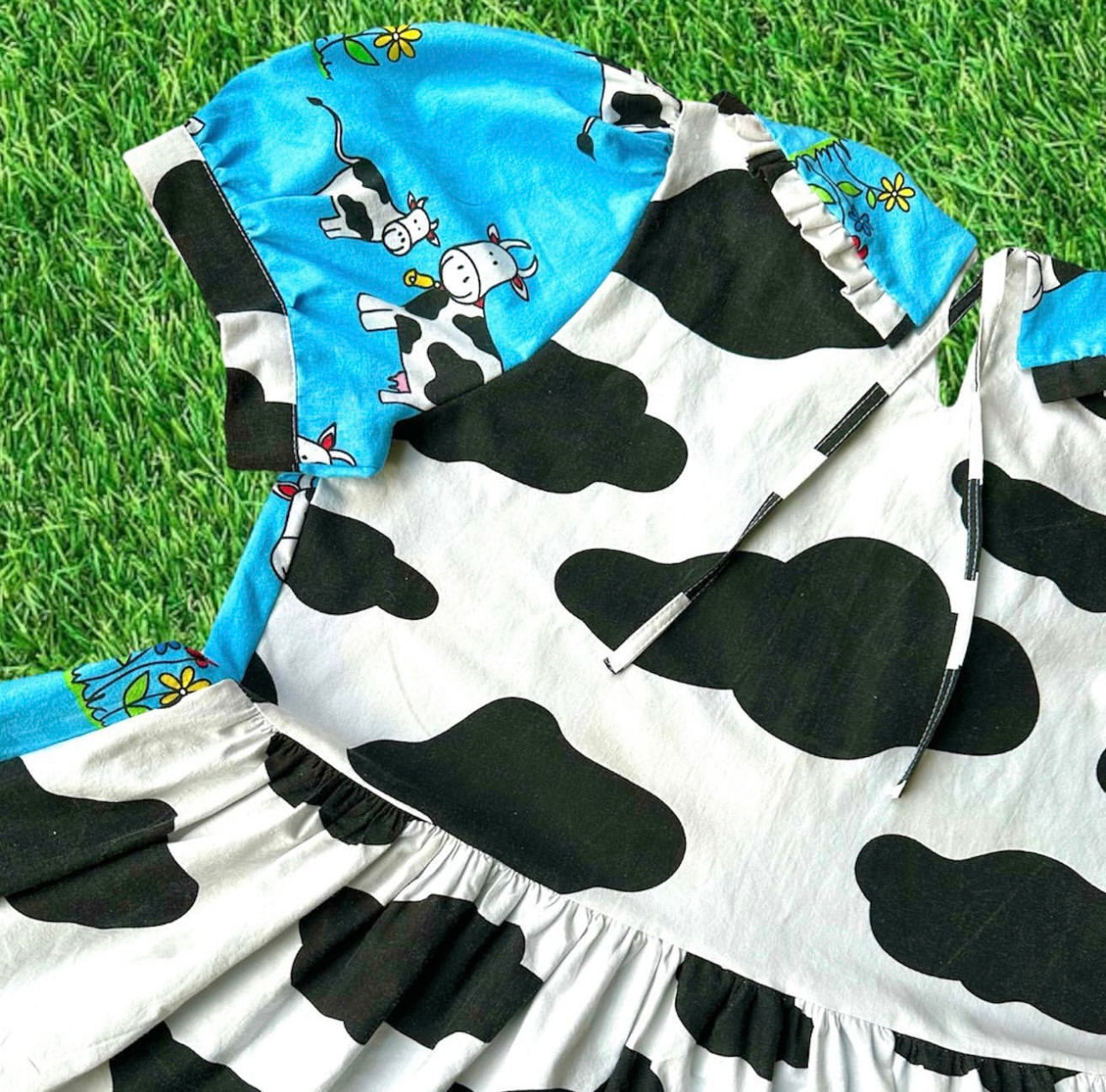 A COW BABYDOLL DRESS (L/XL)