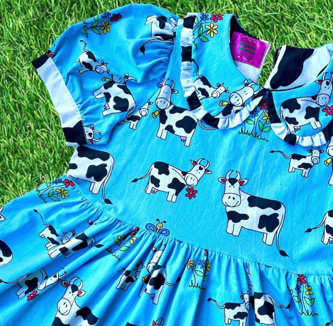 A COW BABYDOLL DRESS (L/XL)