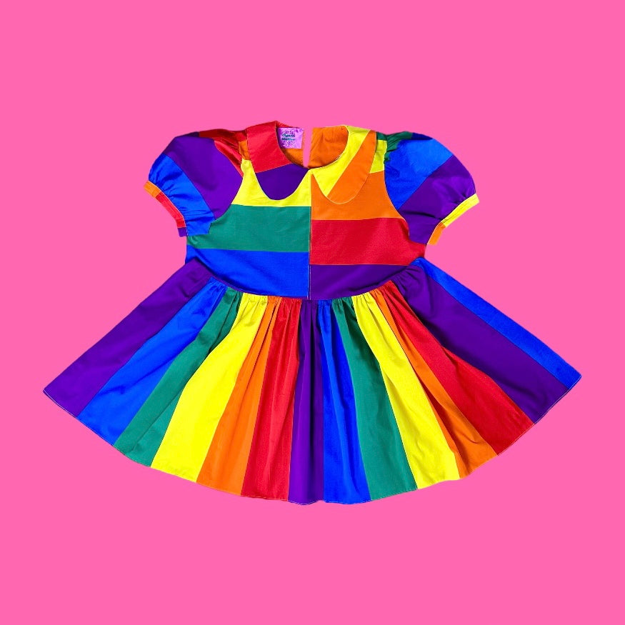 Rainbow Babydoll Dress (M/L)