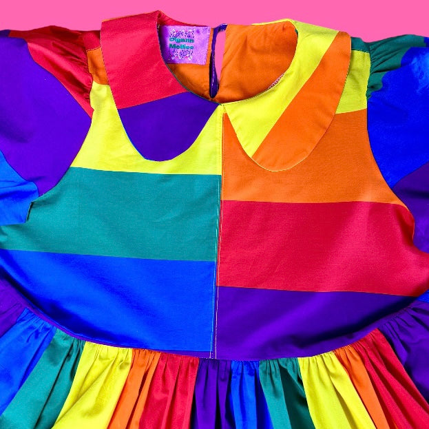 Rainbow Babydoll Dress (M/L)