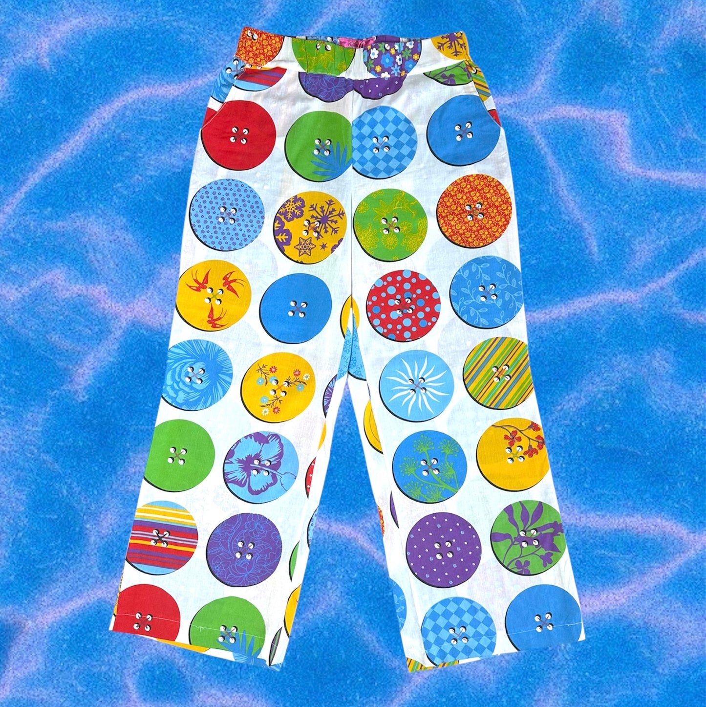 WHIMSICAL BUTTON PANTS