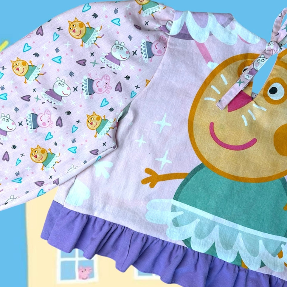 PIG CROPPED BLOUSE (L/XL)