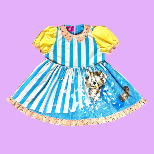 VINTAGE CAT BABYDOLL DRESS (L/XL) 27