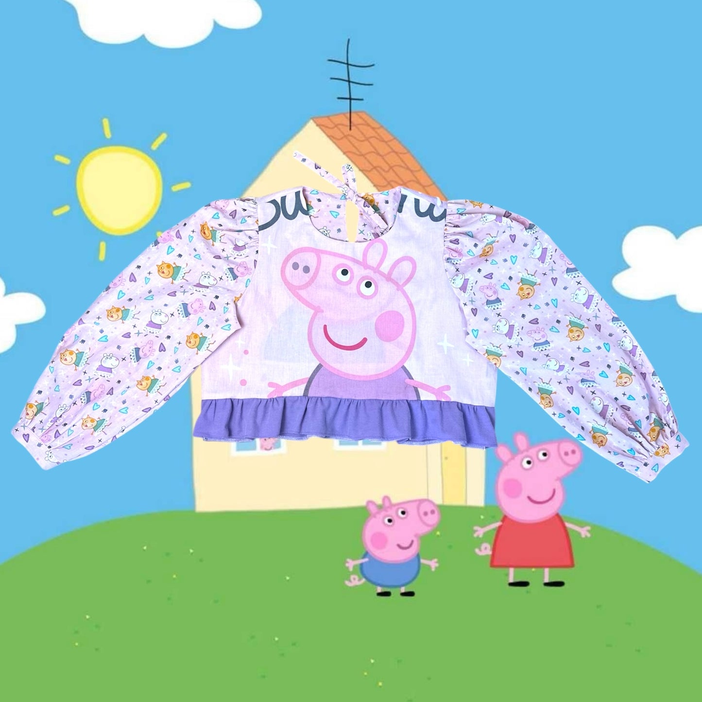 PIG CROPPED BLOUSE (M/L)