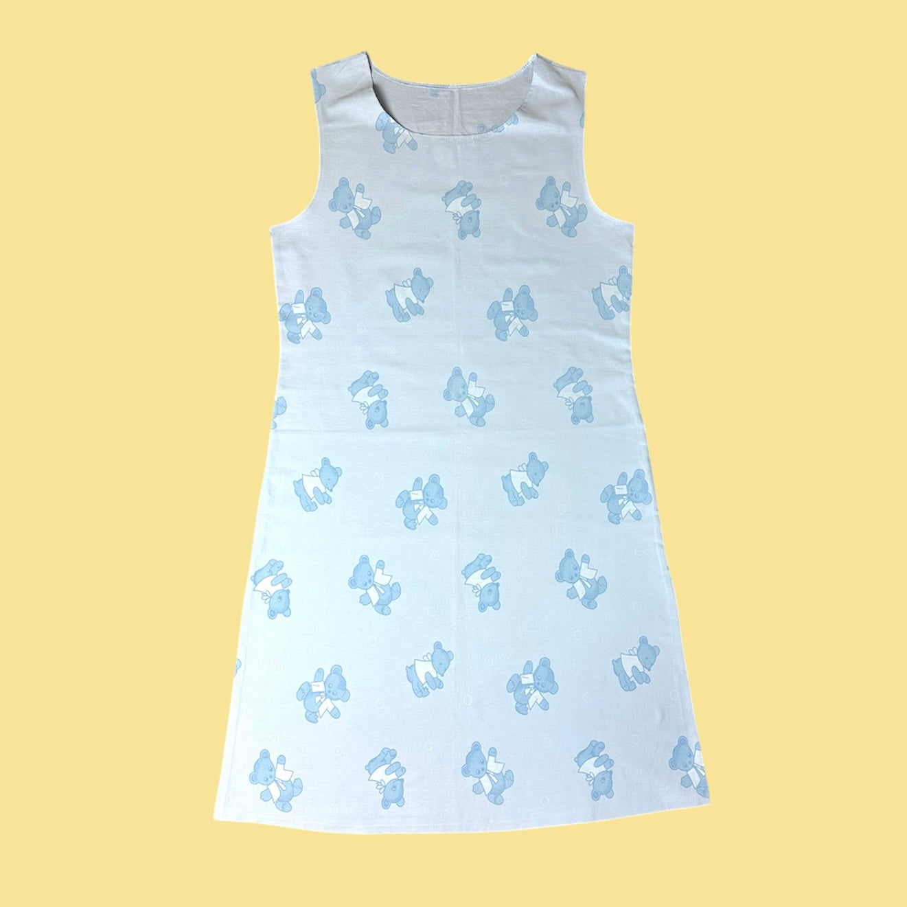 TEDDY BEAR SLEEVELESS DRESS (XS-L)