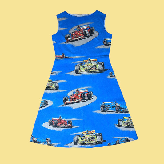 CARS A-LINE DRESS (XS-M)