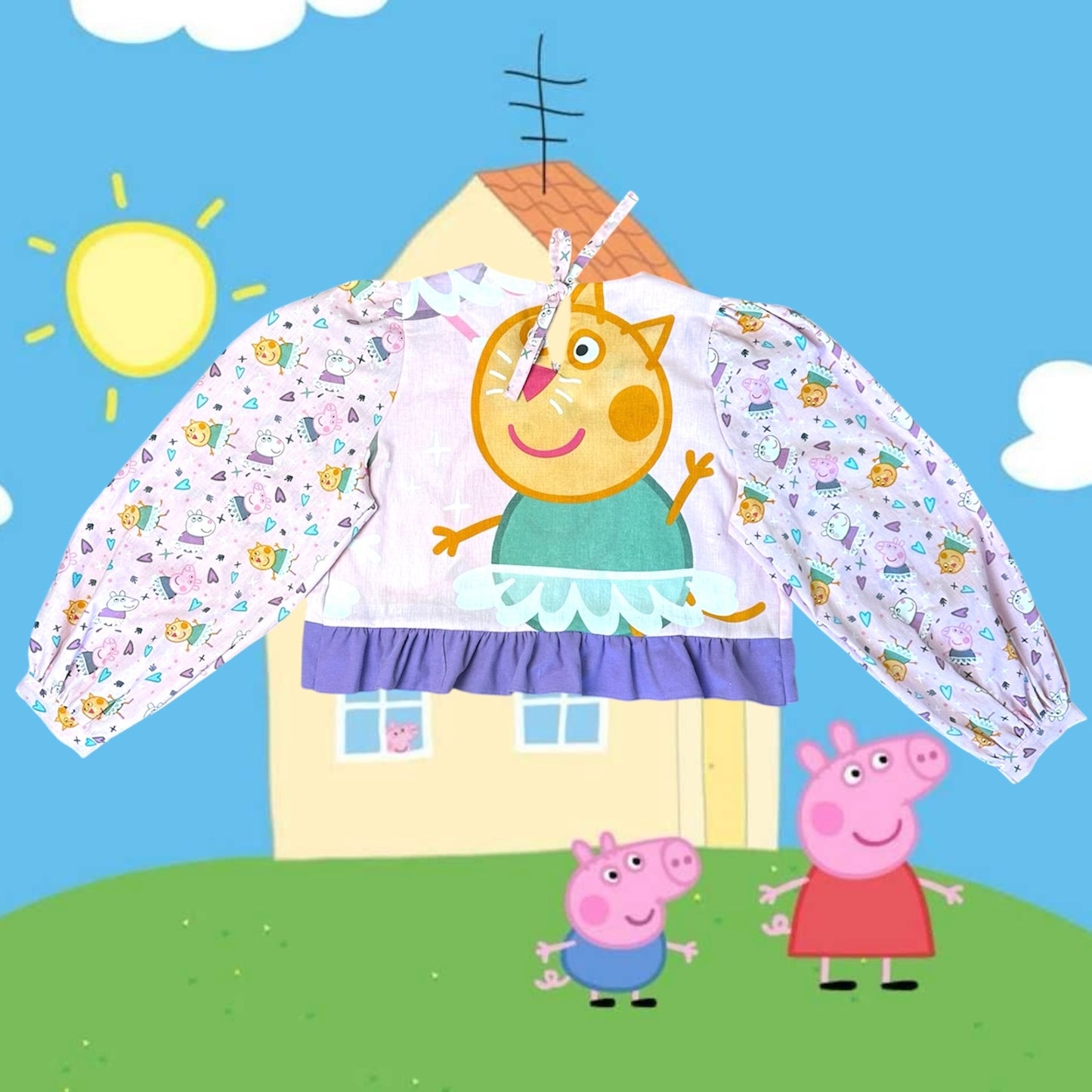 PIG CROPPED BLOUSE (L/XL)