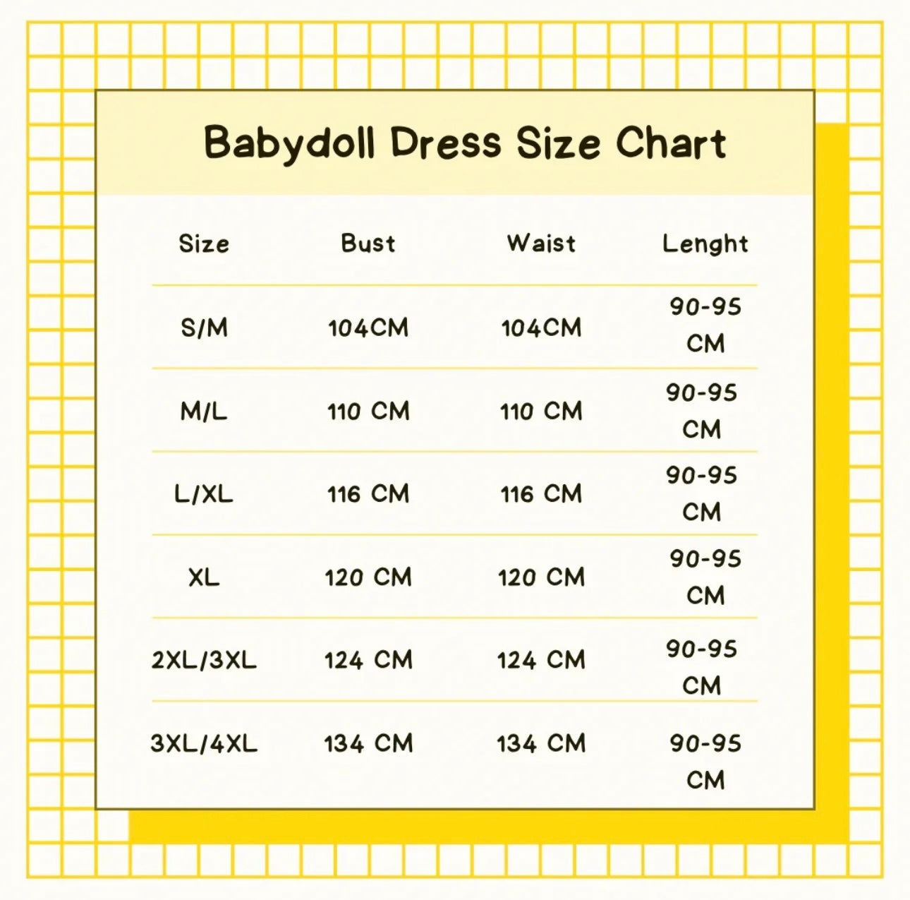 A STAR BABYDOLL DRESS (L/XL) 20