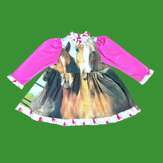 HORSE BABYDOLL DRESS (2XL/3XL) 22