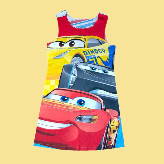 CARS SLEEVELESS DRESS (XS-XL)