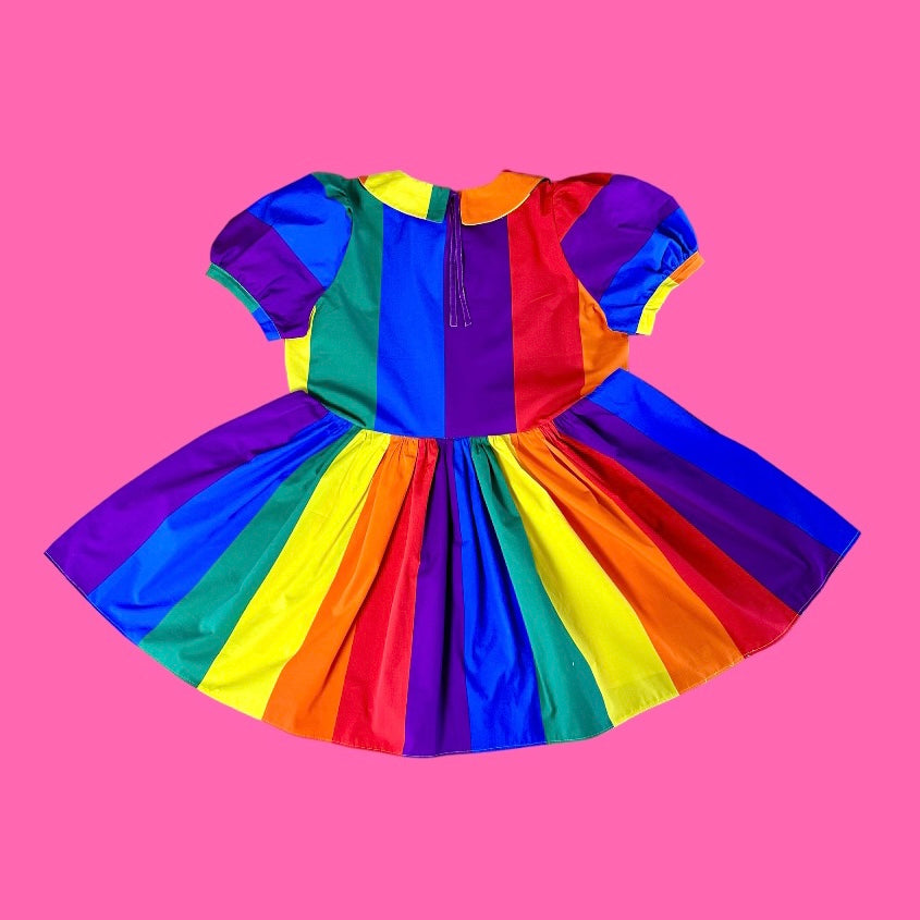 Rainbow Babydoll Dress (M/L) 44