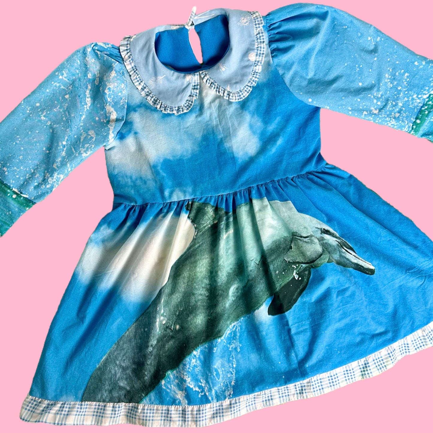 Dolphin Long Sleeved Babydoll Dress (M)