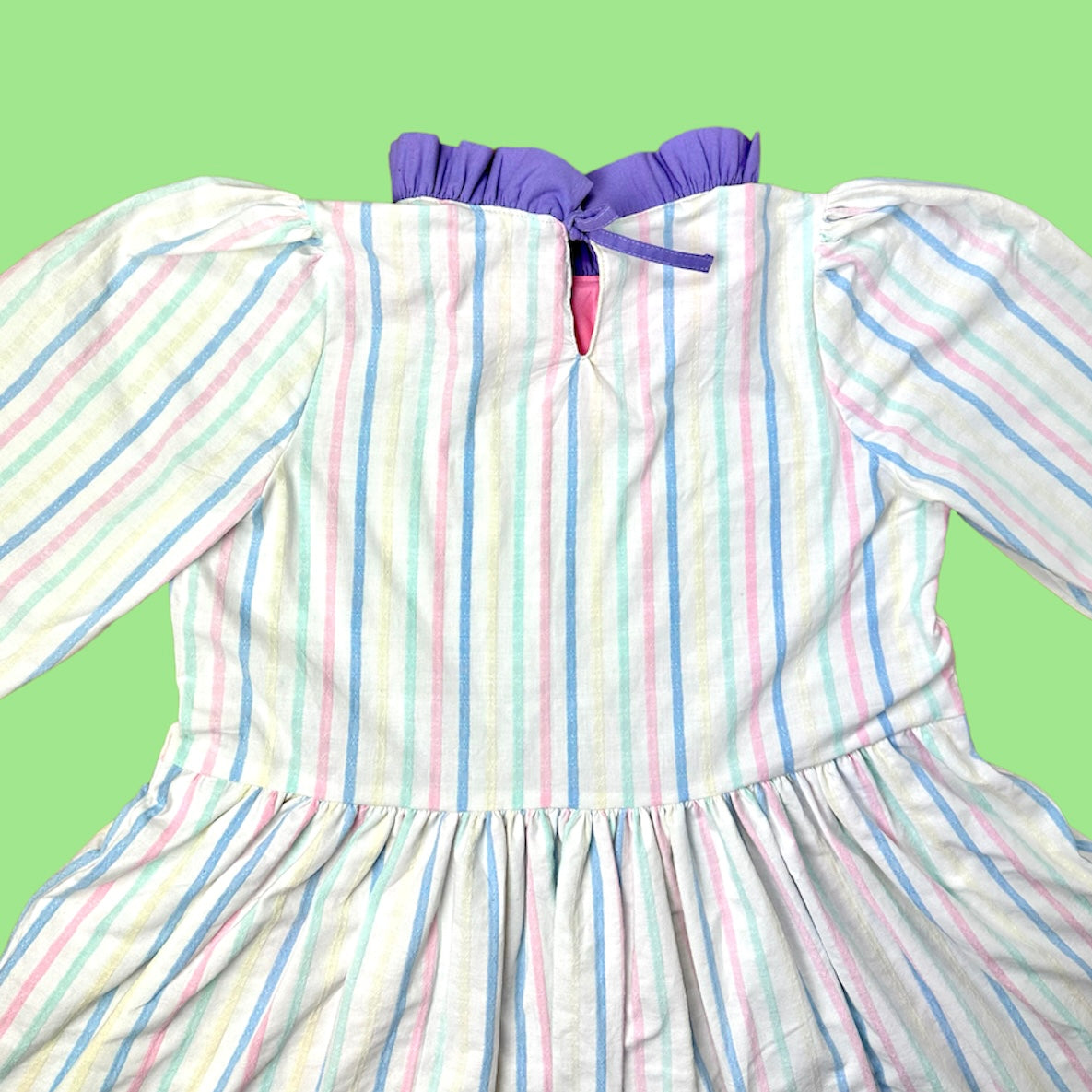Pastel Long Sleeved Babydoll Dress (M)