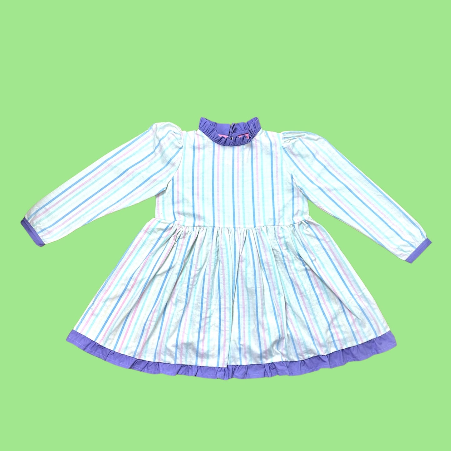 Pastel Long Sleeved Babydoll Dress (M)