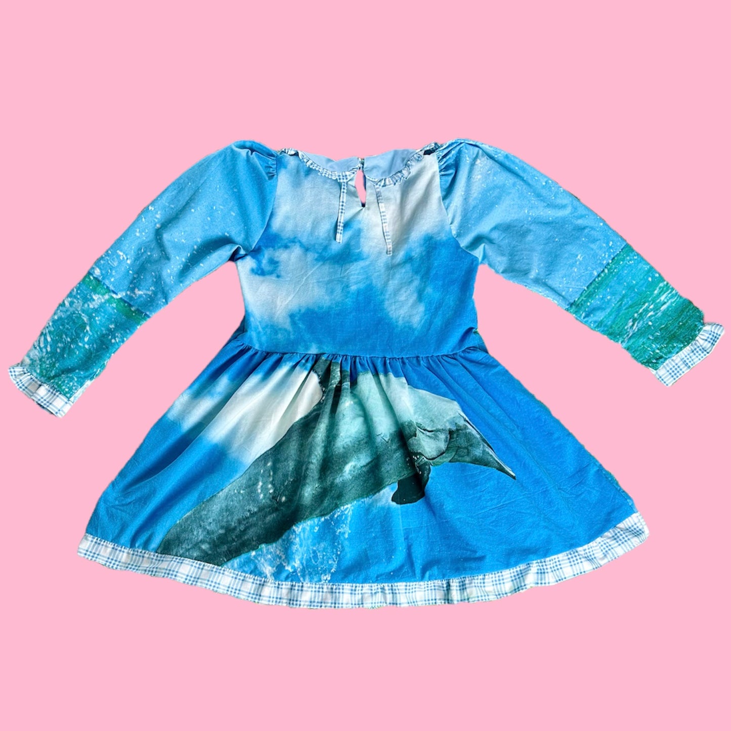 Dolphin Long Sleeved Babydoll Dress (M)